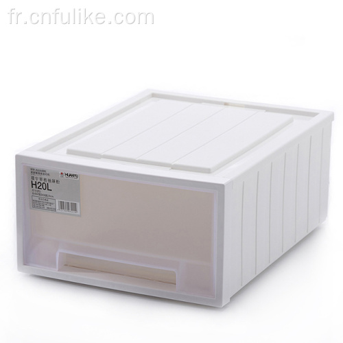 Type de tiroir Boîte de rangement en plastique transparent